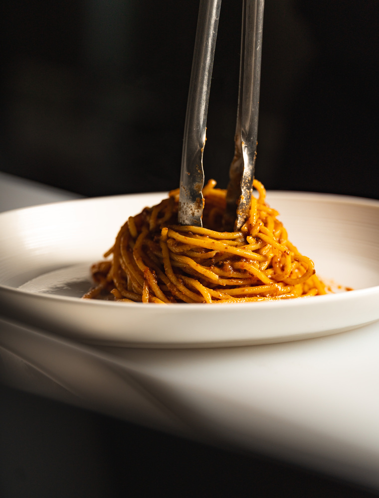 Pasta on the fork